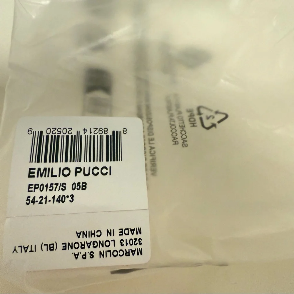 Pucci Emilio Pucci 54 mm Women’s Cat Eye Black Orange Smoke Sunglasses NWT